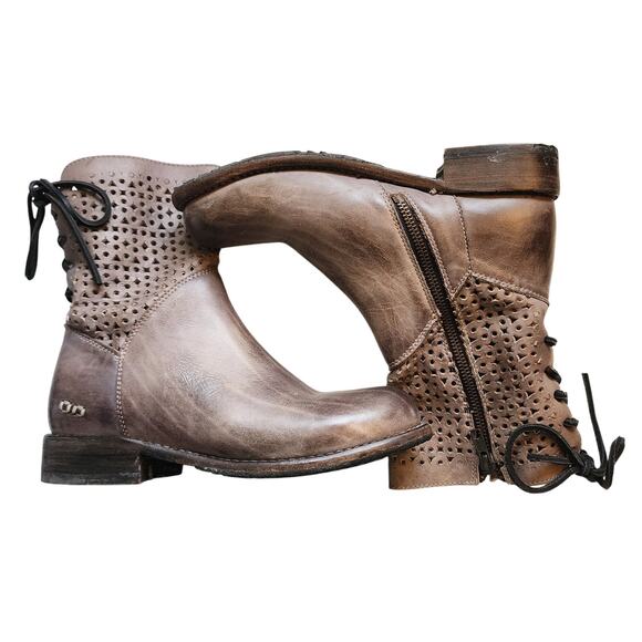 Bed Stu Bridgewater Grey Leather Boot - Picture 3 of 7